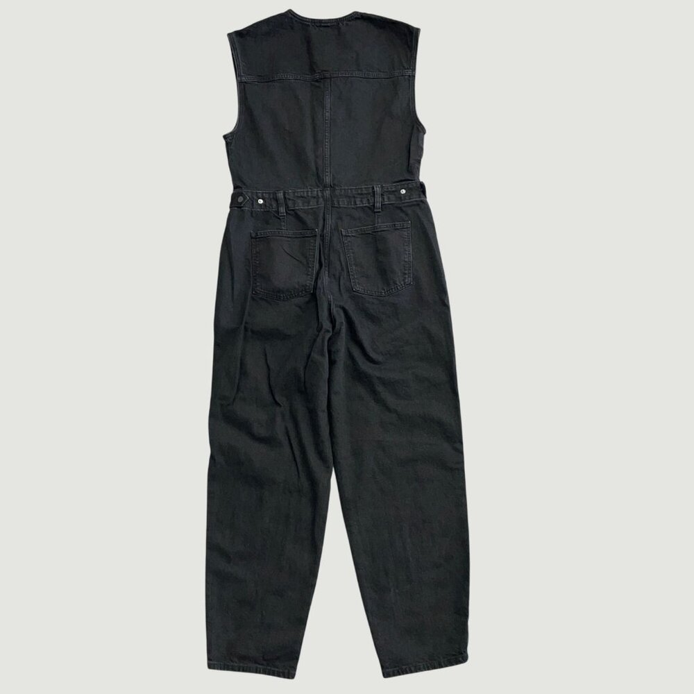 Universal Thread Women's 12 Sleeveless Denim Jumpsuit  Black N0800 - Picture 5 of 11